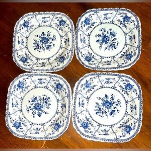 Set Of 4 Johnson Brothers INDIES Plates